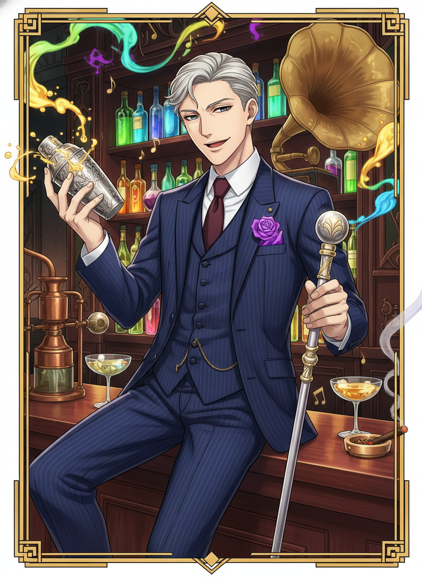 サイラス・"シルバータン"・スターリング - AI Character Card